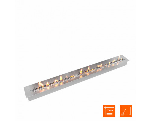 Биокамин встраиваемый SteelHeat LONG-V 1500 Биокамин встраиваемый SteelHeat LONG-V 1500