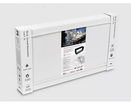 Встроенный биокамин Lux Fire Сквозной 1130 S Встроенный биокамин Lux Fire Сквозной 1130 S