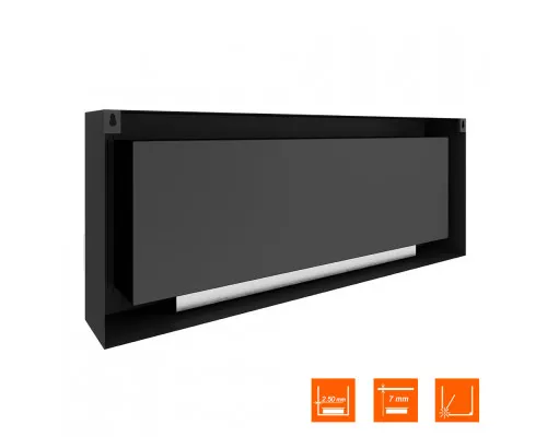Биокамин SteelHeat WALL ONE 1400 черный Биокамин SteelHeat WALL ONE 1400 черный